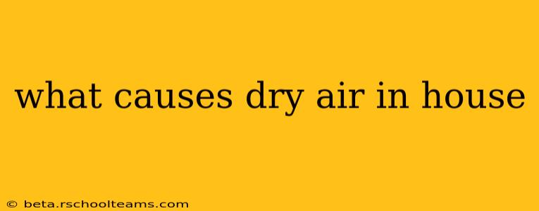 what causes dry air in house