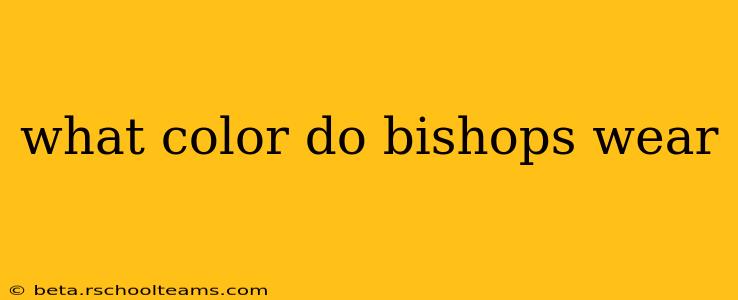 what color do bishops wear
