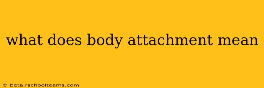 what does body attachment mean