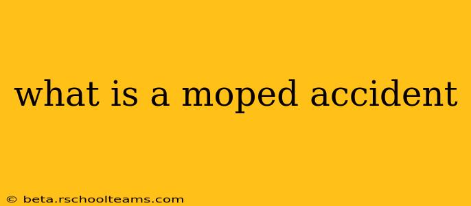 what is a moped accident