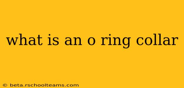 what is an o ring collar