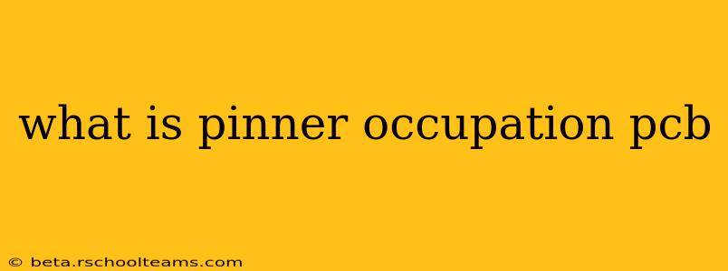 what is pinner occupation pcb