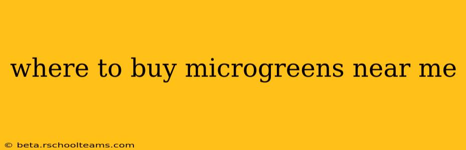 where to buy microgreens near me