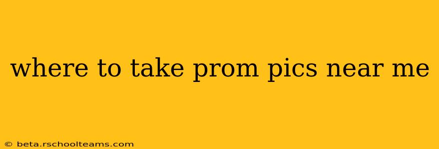 where to take prom pics near me
