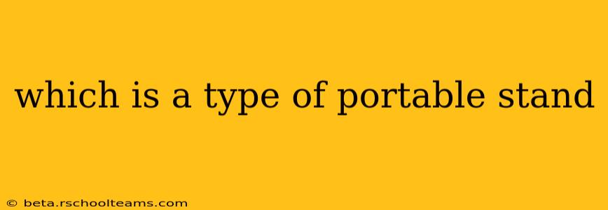 which is a type of portable stand