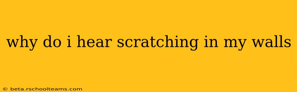 why do i hear scratching in my walls