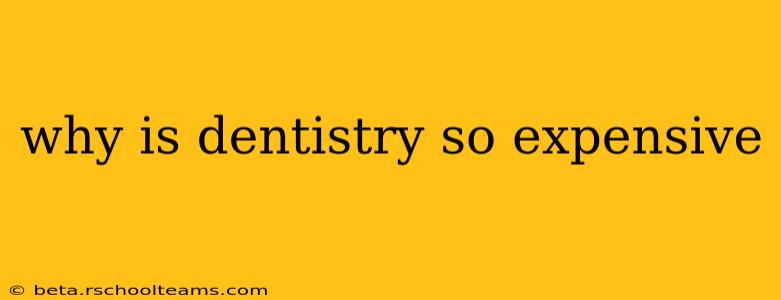 why is dentistry so expensive