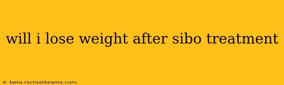 will i lose weight after sibo treatment