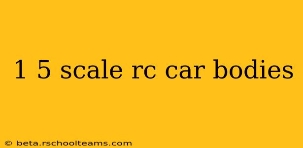 1 5 scale rc car bodies