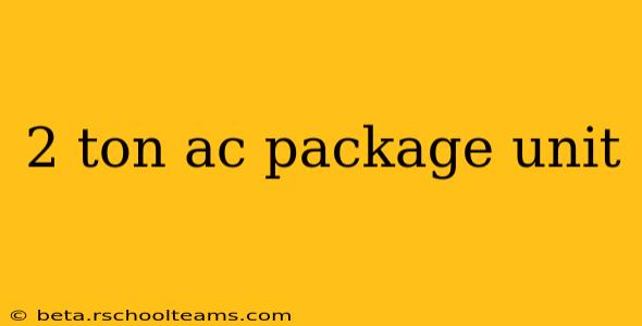 2 ton ac package unit