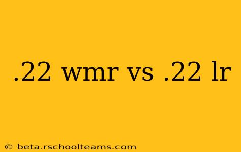.22 wmr vs .22 lr