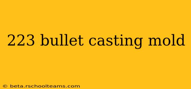 223 bullet casting mold