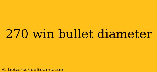 270 win bullet diameter