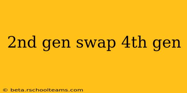 2nd gen swap 4th gen