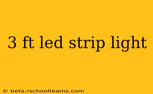 3 ft led strip light