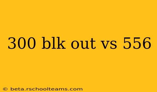 300 blk out vs 556