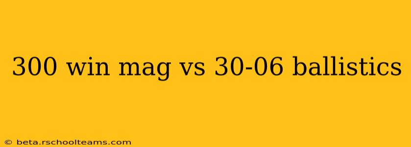 300 win mag vs 30-06 ballistics