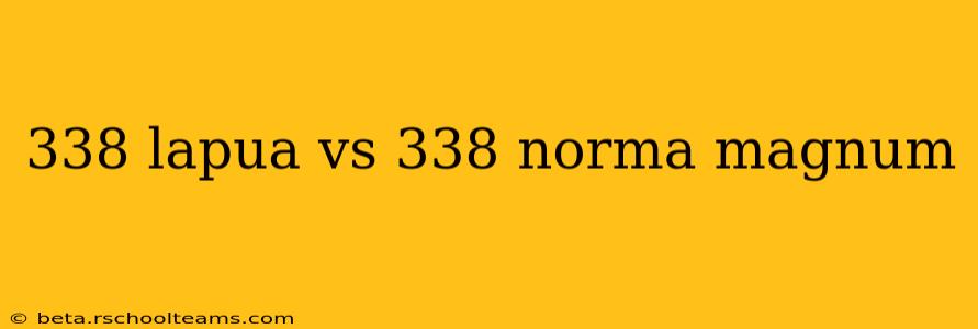 338 lapua vs 338 norma magnum
