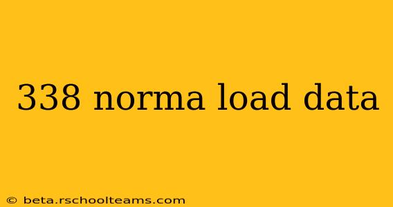 338 norma load data