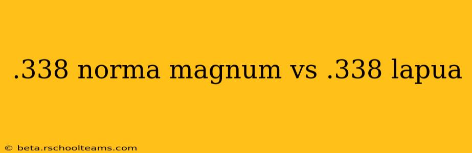 .338 norma magnum vs .338 lapua
