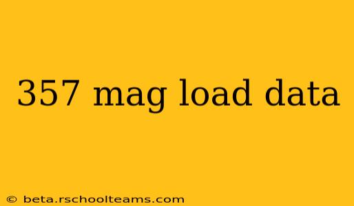 357 mag load data