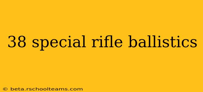 38 special rifle ballistics
