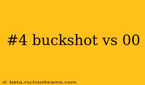 #4 buckshot vs 00