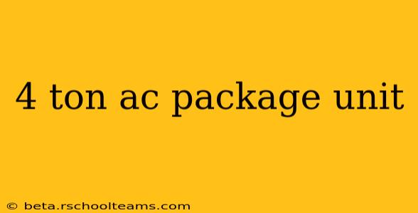 4 ton ac package unit