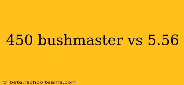 450 bushmaster vs 5.56