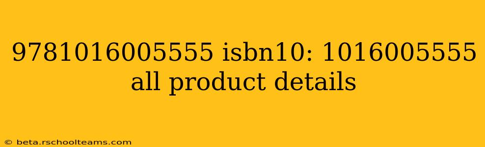 9781016005555 isbn10: 1016005555 all product details