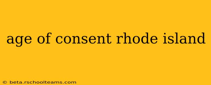 age of consent rhode island