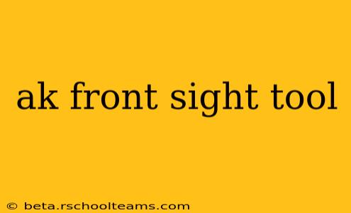 ak front sight tool