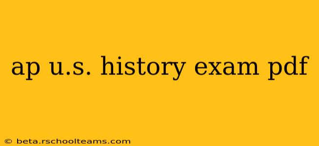 ap u.s. history exam pdf
