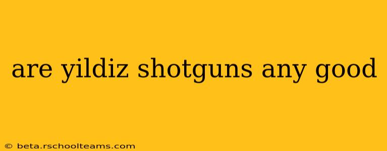 are yildiz shotguns any good