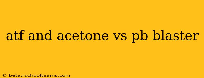atf and acetone vs pb blaster