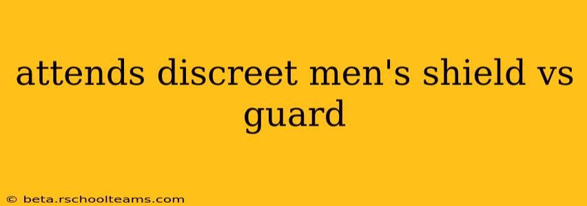attends discreet men's shield vs guard