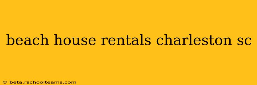beach house rentals charleston sc