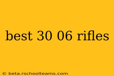 best 30 06 rifles