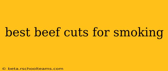best beef cuts for smoking