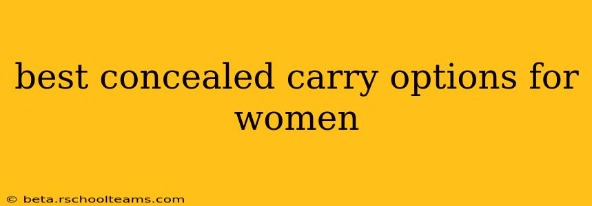 best concealed carry options for women