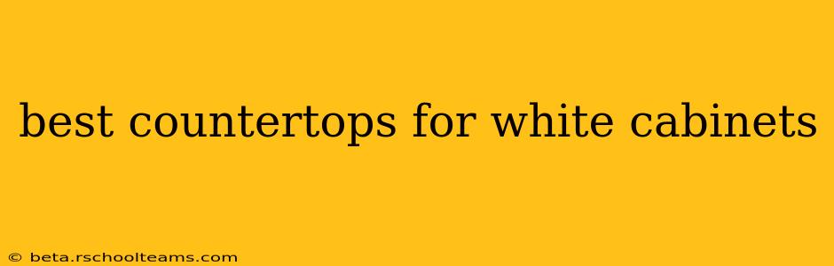 best countertops for white cabinets