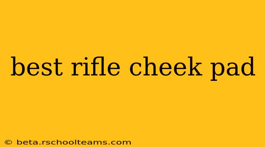 best rifle cheek pad