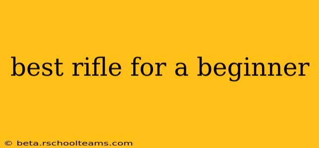 best rifle for a beginner