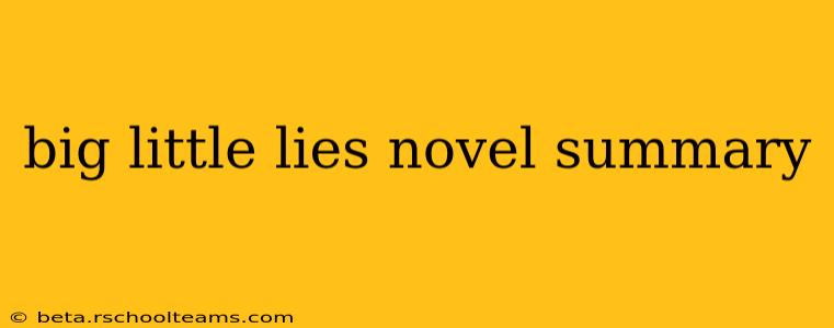 big little lies novel summary