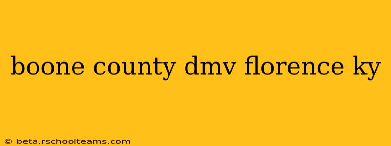 boone county dmv florence ky