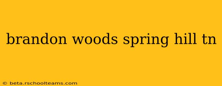 brandon woods spring hill tn