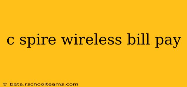 c spire wireless bill pay