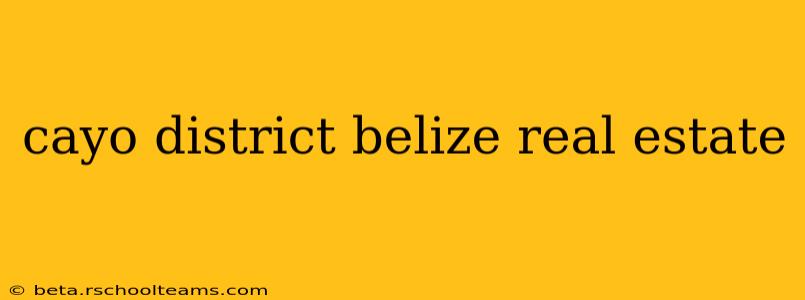 cayo district belize real estate