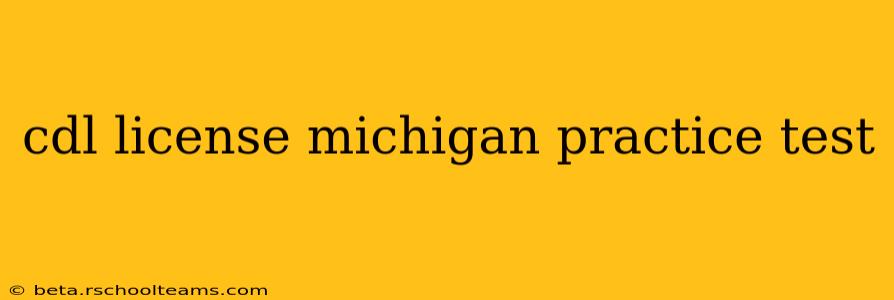 cdl license michigan practice test
