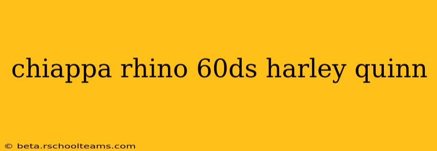 chiappa rhino 60ds harley quinn